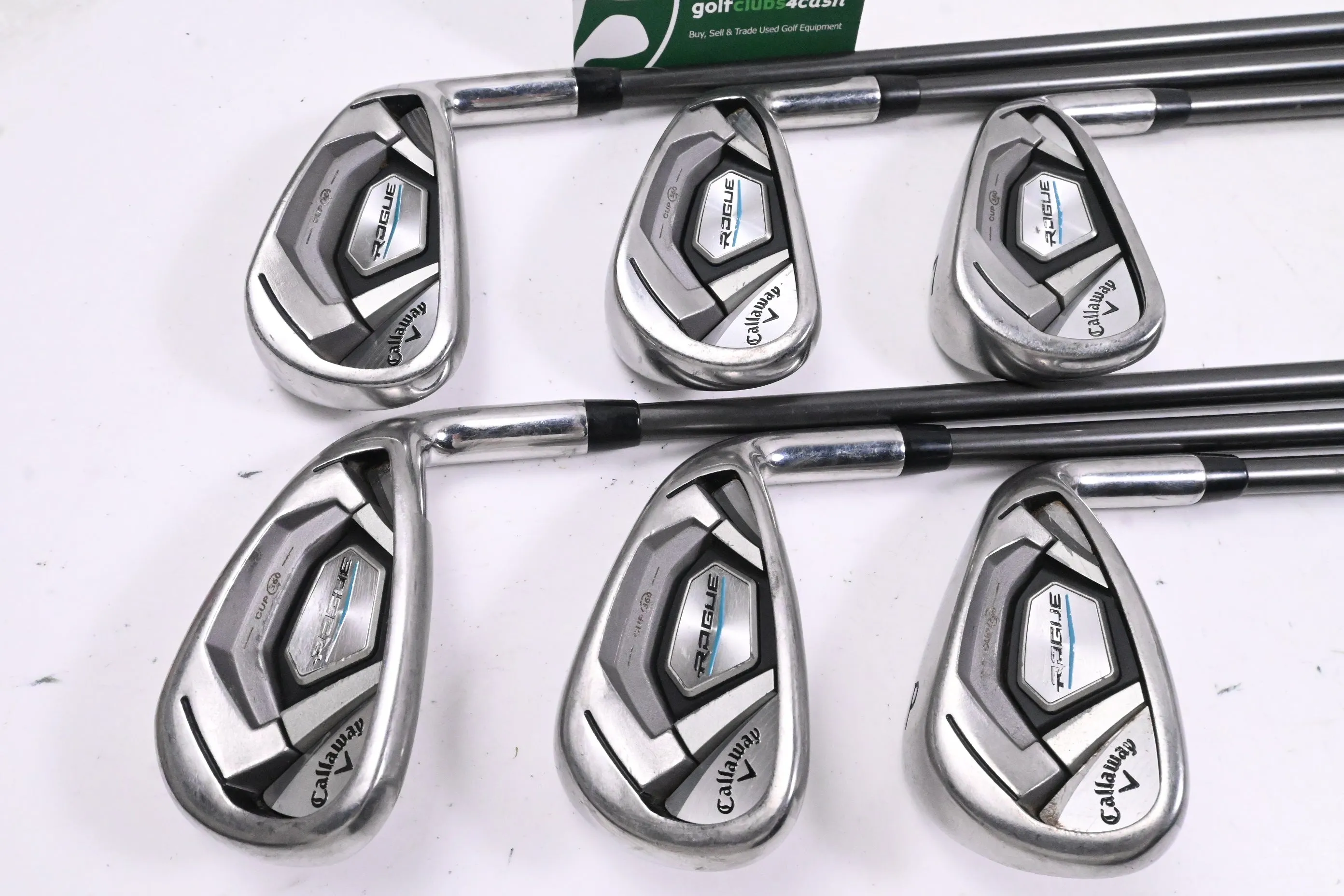 Callaway Rogue Irons / 5-PW / Red / Regular Flex Aldila Synergy 60IR Shafts