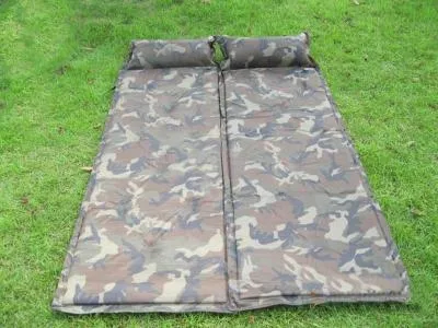 Camping Inflatable Sleeping Pad with Pillow - Automatic (One Mattress only)