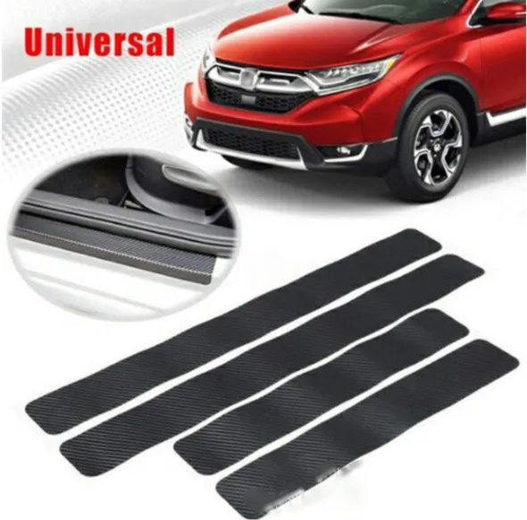 Carbon Car Door Sills Stickers