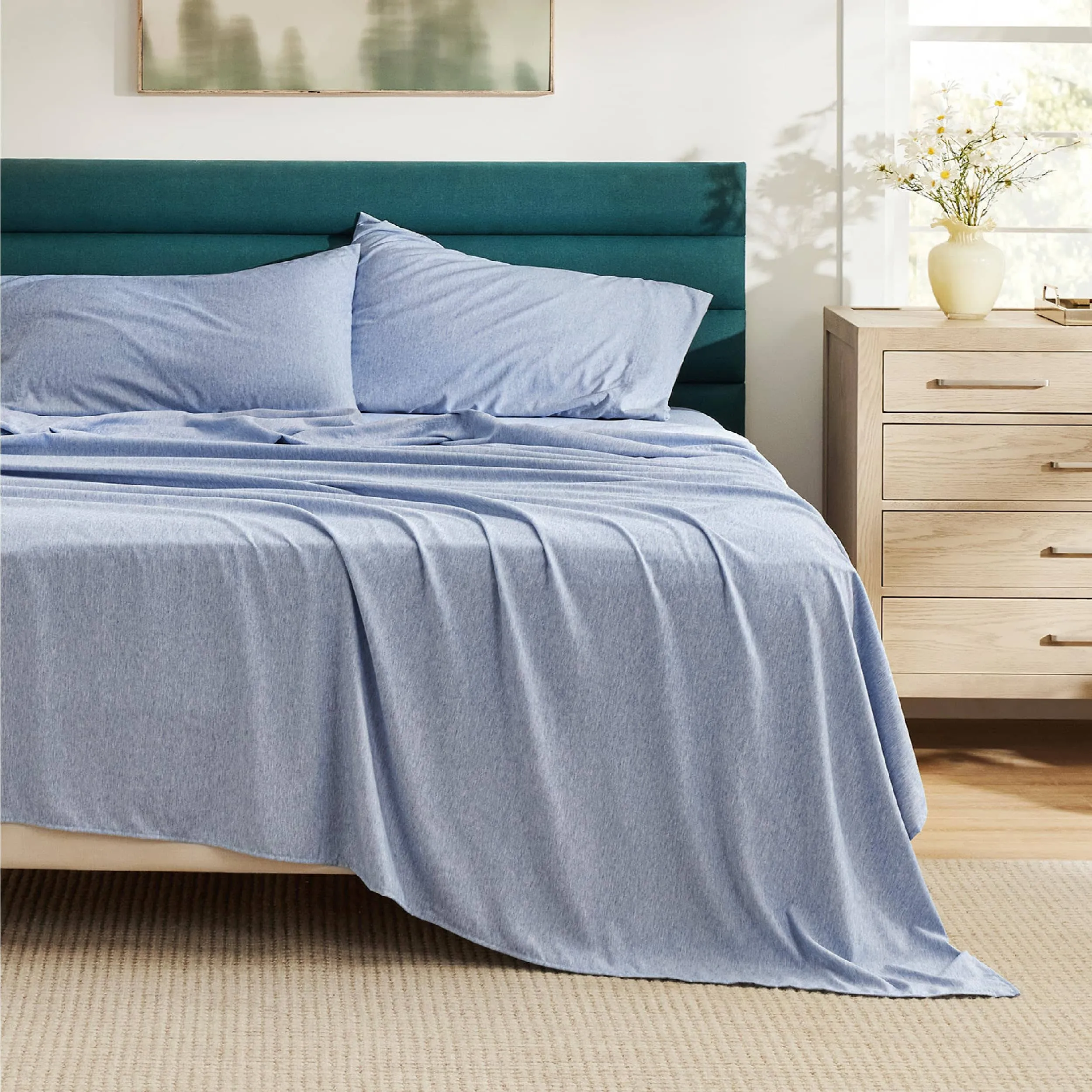 Cationic Dyed Bed Sheet Set