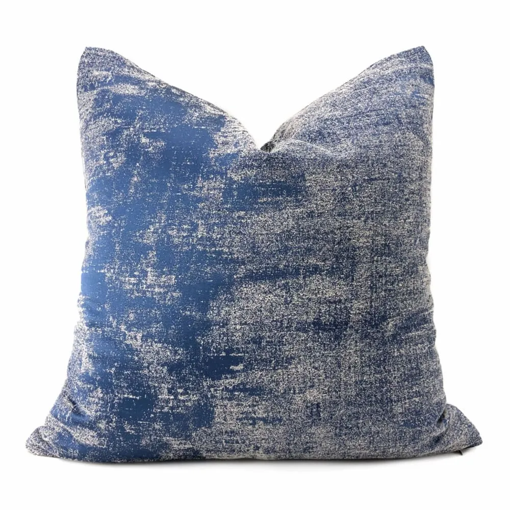 Cerruto Modern Cobalt Blue Tonal Pillow Cover