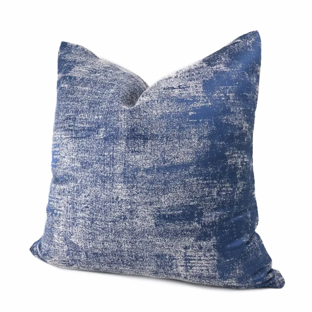 Cerruto Modern Cobalt Blue Tonal Pillow Cover