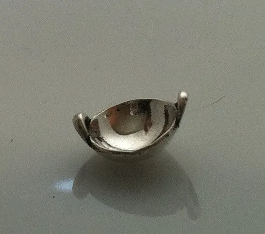 Chinese Wok Charm in Sterling Silver