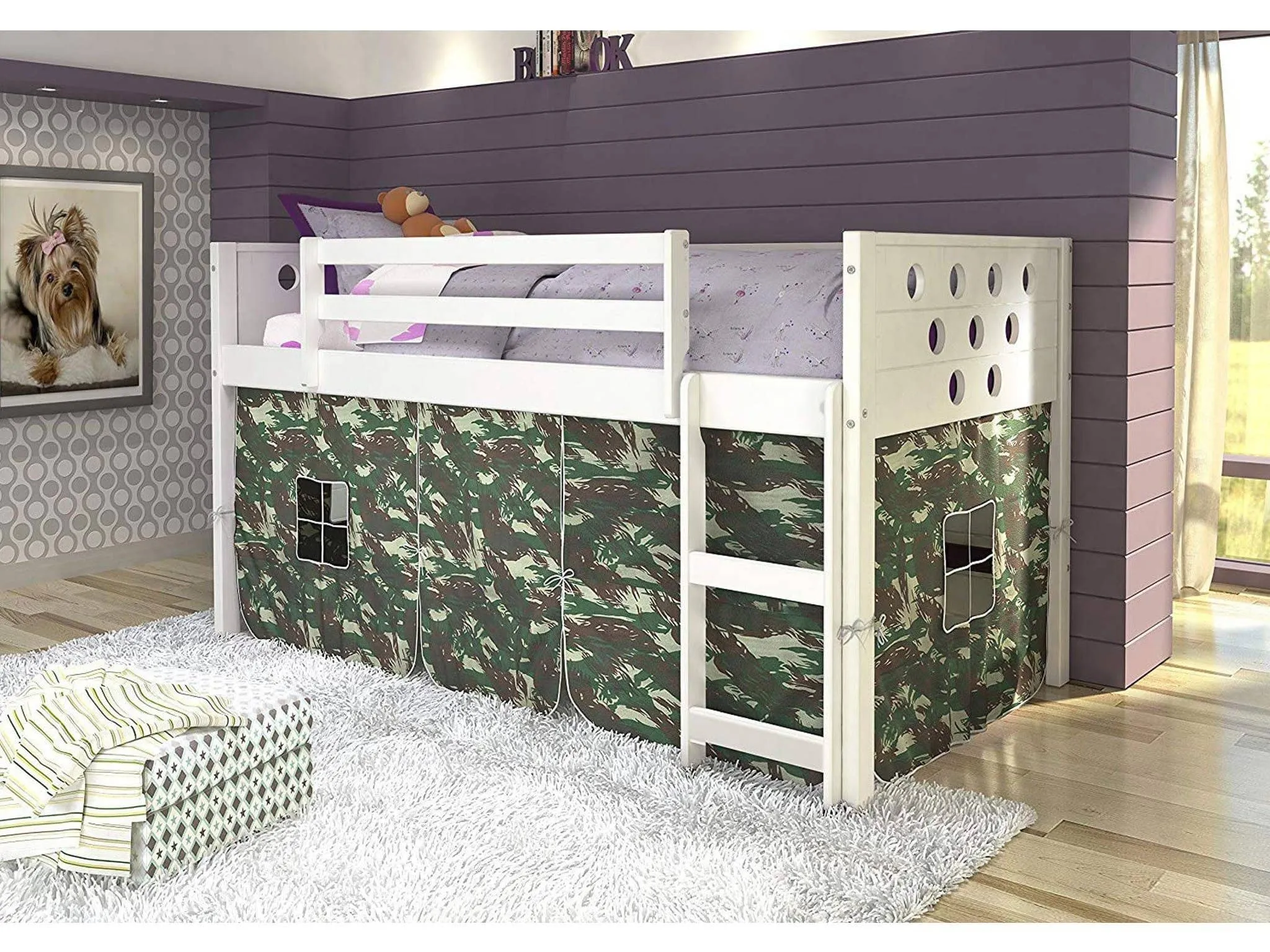 Christopher Camo Kid's Bed with Slide