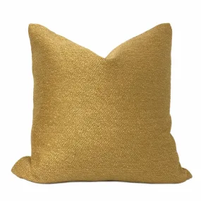 (CLEARANCE) Curtis Gold Basketweave Texture Pillow Cover