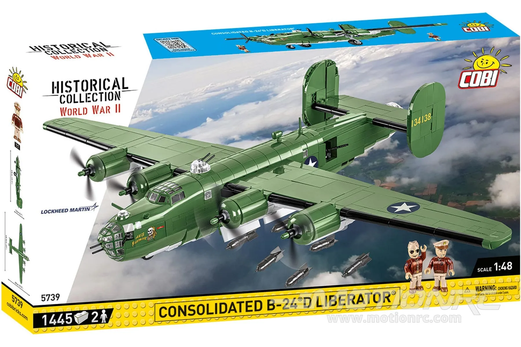 COBI US Consolidated B-24D Liberator 1:48 Scale Building Block Set