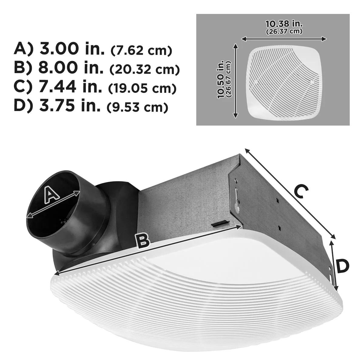 Contractor Series Ceiling/Wall Exhaust Bath Fans