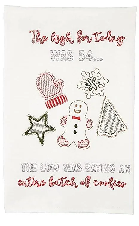 Cookies Holiday Dish Towel