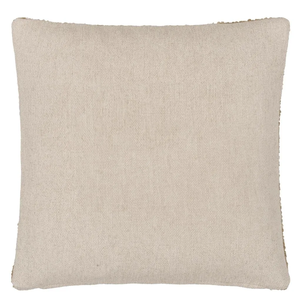 Cormo Natural Boucle Throw Pillow by Designers Guild