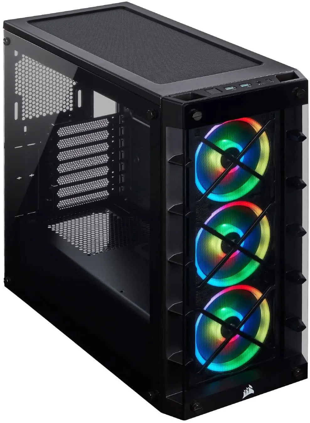 CORSAIR ICUE 465X RGB MID-TOWER ATX CABINET BLACK