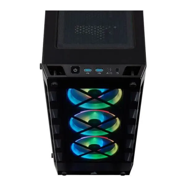 CORSAIR ICUE 465X RGB MID-TOWER ATX CABINET BLACK