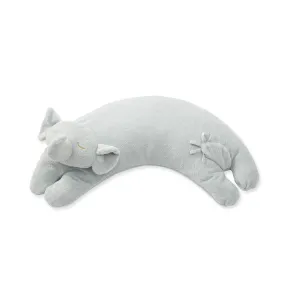 Curved Pillow - Grey Elephant