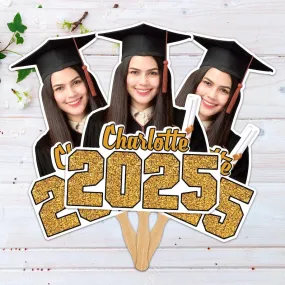 Custom Graduation Head Face Cutouts