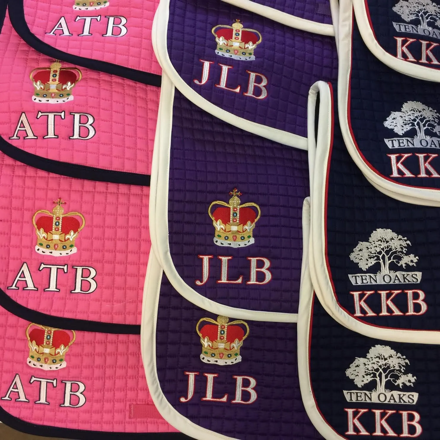 Custom Quilted Saddle Pad