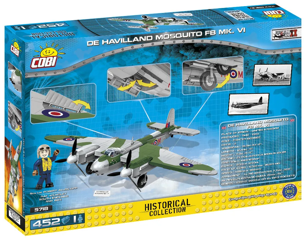 De Havilland Mosquito FB Mk.VI, 452 Piece Block Kit