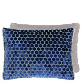 Designers Guild Jabot Cobalt Decorative Pillow