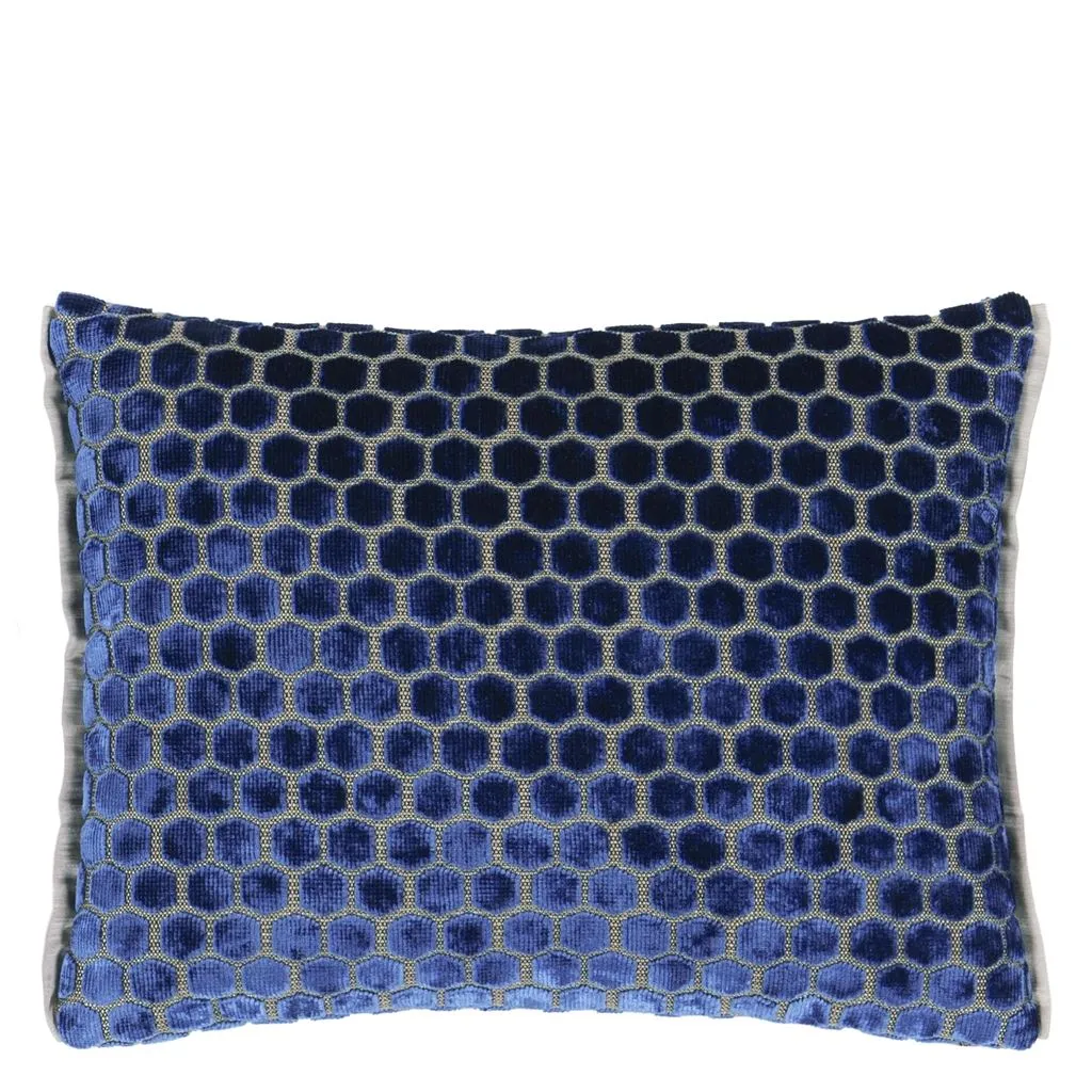 Designers Guild Jabot Cobalt Decorative Pillow