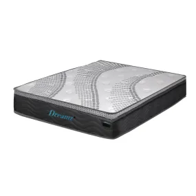 Dreamz Mattress Pocket Spring Cool Gel Memory Foam Euro Top Medium Soft 30CM