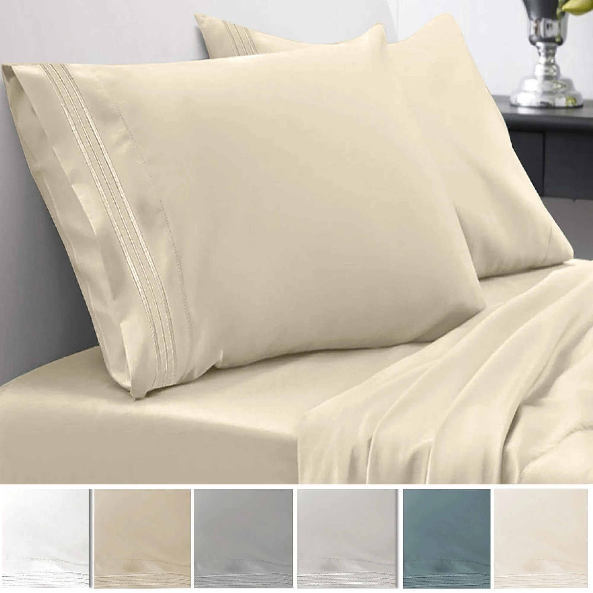 Egyptian Quality Embroidered Sheet Sets