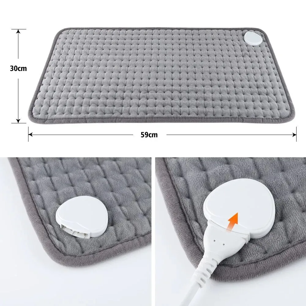 Electric Heating Pad - Massaging Weighted Heating Pad 59x30cm