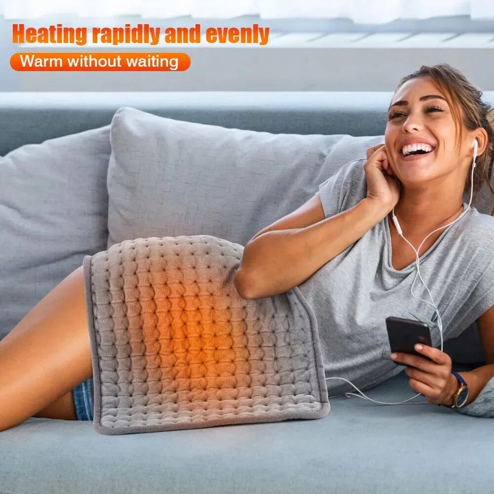 Electric Heating Pad - Massaging Weighted Heating Pad 59x30cm