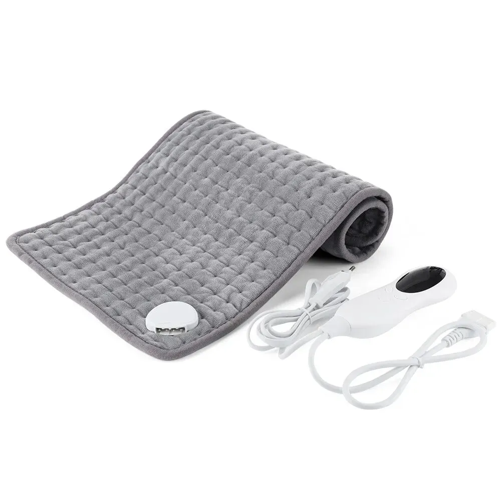 Electric Heating Pad - Massaging Weighted Heating Pad 59x30cm