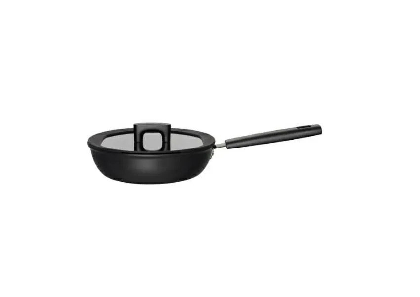 Fiskars Chef's Frying Pan 24 Cm With Lid Hard Face