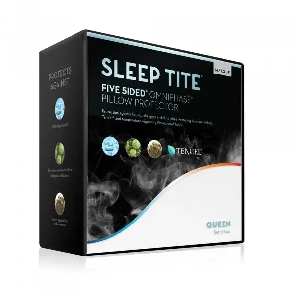 Five 5ided™ Pillow Protector with Tencel™   Omniphase™