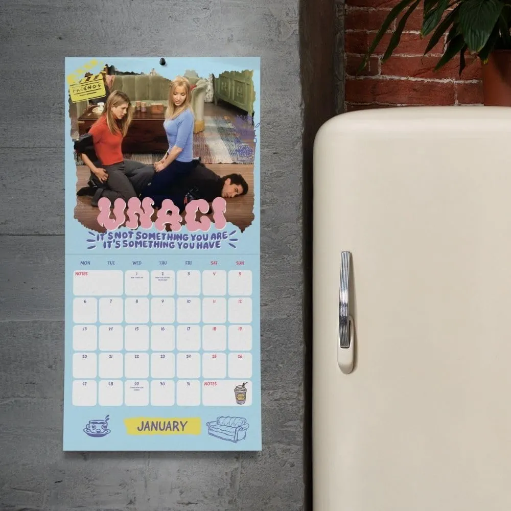 Friends Square Calendar 2025