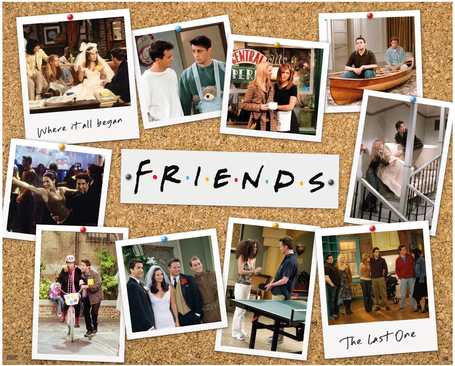 Friends TV Show 1000 Piece Puzzle Featuring Iconic Moments from All 10 Seasons | Paladone Officially Licensed Merchandise