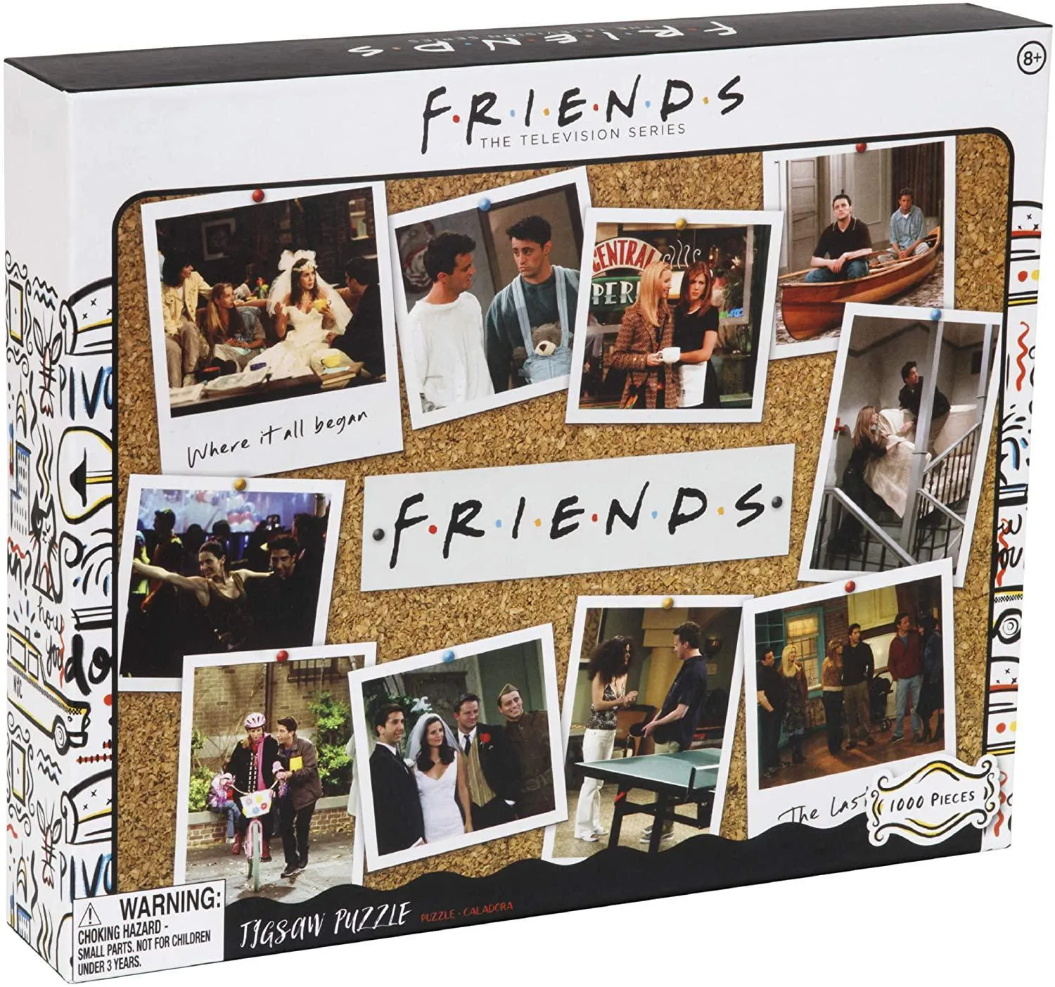 Friends TV Show 1000 Piece Puzzle Featuring Iconic Moments from All 10 Seasons | Paladone Officially Licensed Merchandise