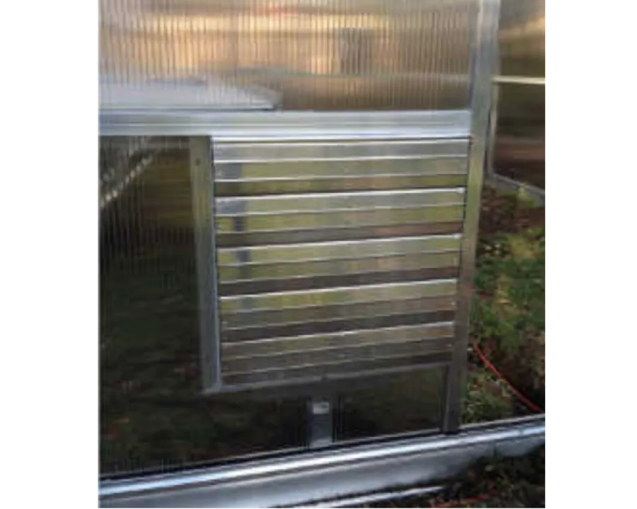 Greenhouse Intake Power Shutter Vent