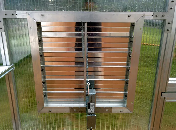 Greenhouse Intake Power Shutter Vent