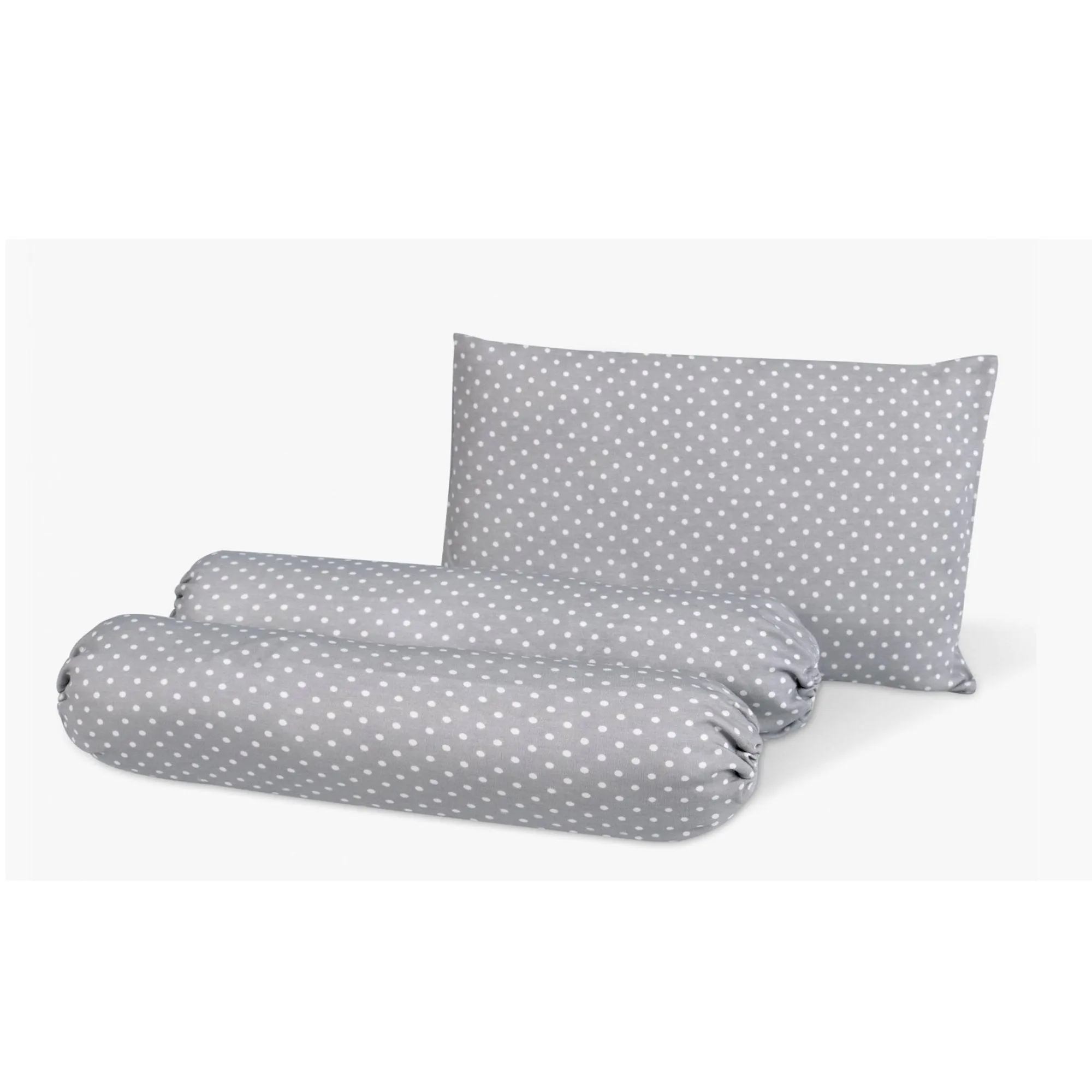 Grey Bolster Side Pillows for Baby