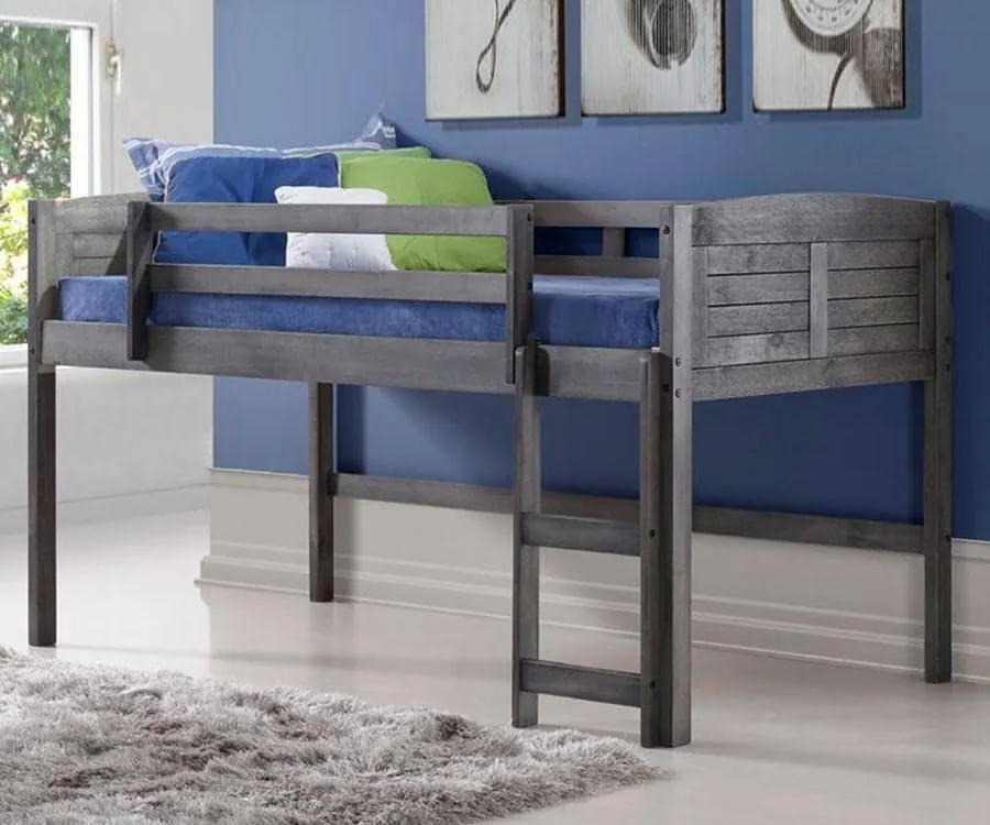 Hailey Grey Modern Loft Bed