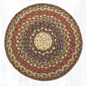 Honey/Vanilla/Ginger Braided Chair Pad CH-300