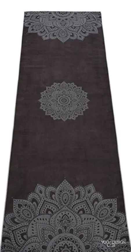 Hot Yoga Towel Best Yoga Towel for sweaty hands Sweat Towel Sports Workout Fitness – Mandala Black