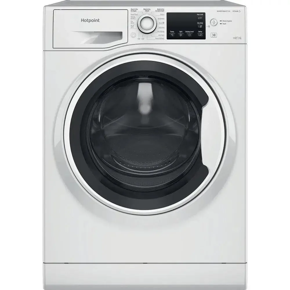 Hotpoint NDB11724WUK 11 7Kg Washer Dryer with 1600 Rpm, 59.5cm Wide - White