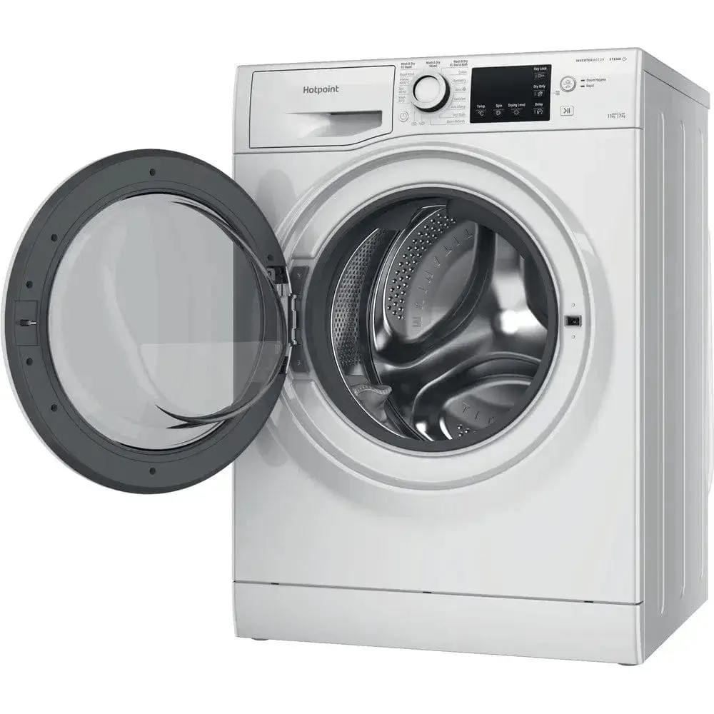 Hotpoint NDB11724WUK 11 7Kg Washer Dryer with 1600 Rpm, 59.5cm Wide - White