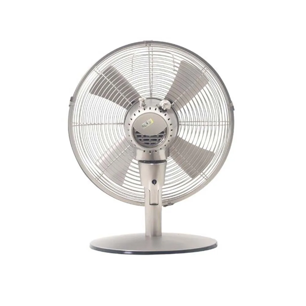 HOUM Table Fan Metal Series M12D Stainless Steel (2 Years Official Warranty)