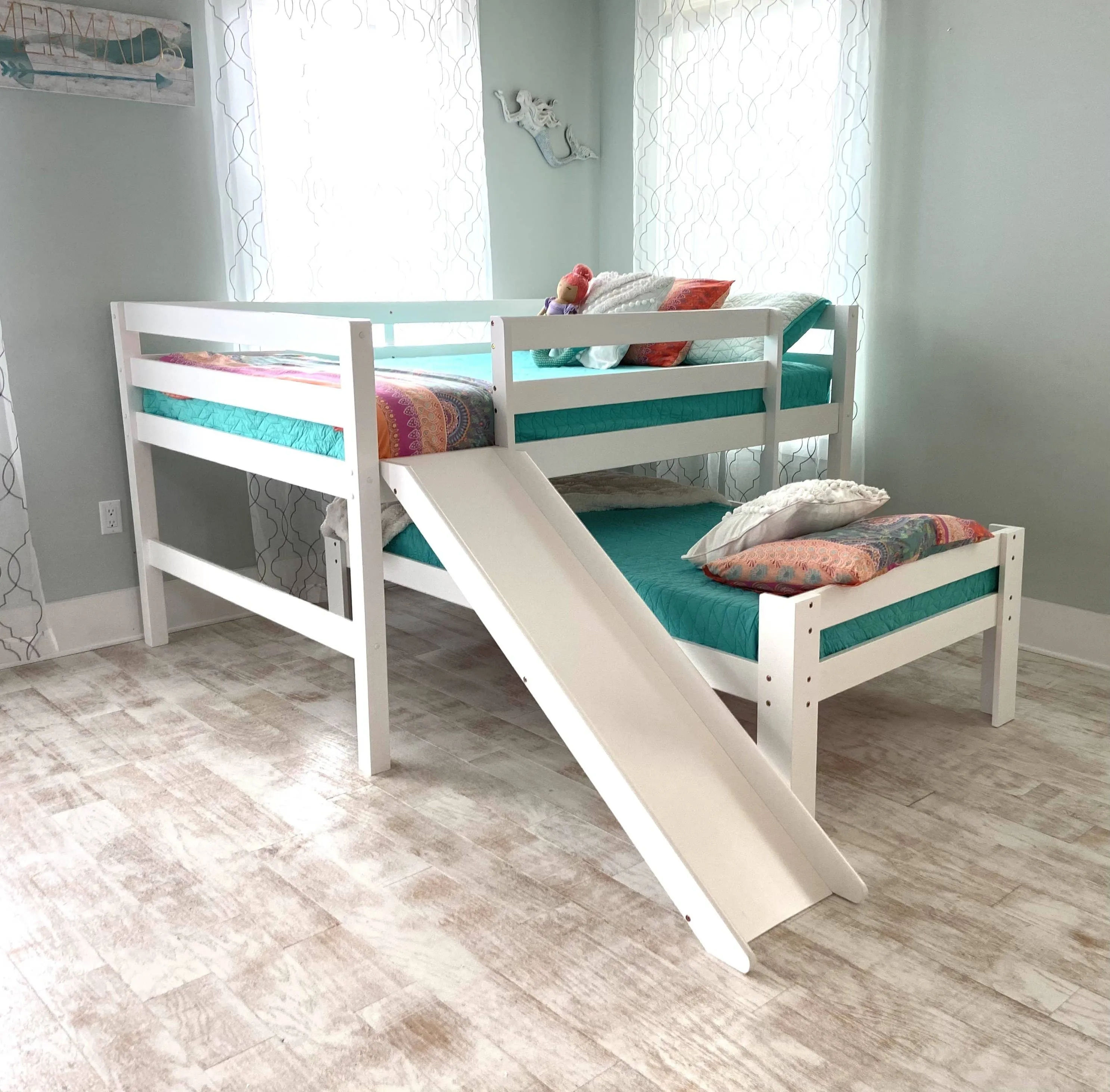 Hudson Full over Twin Bunk Bed with Slide