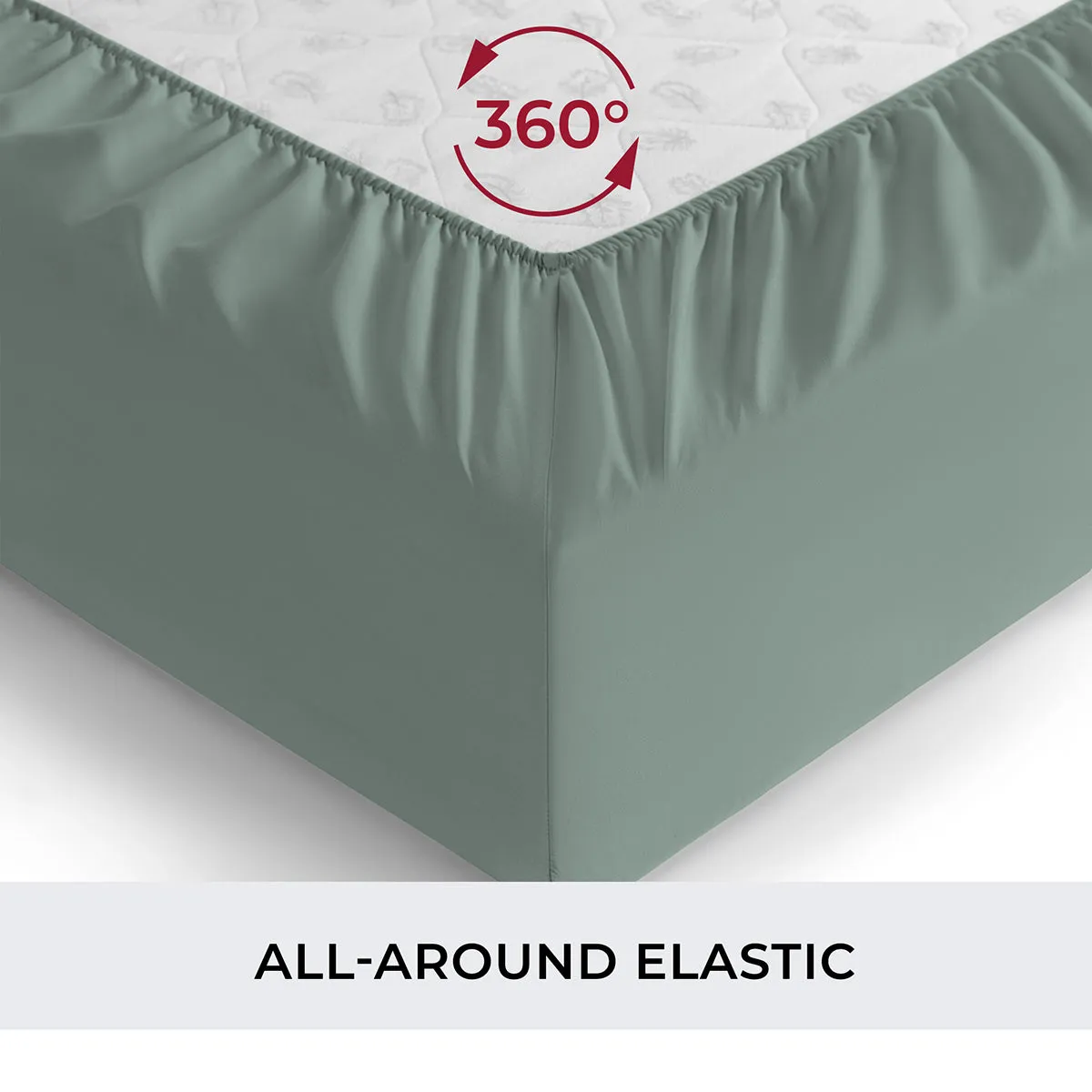 Iconic Microfiber Fitted Sheet (Light Colors)