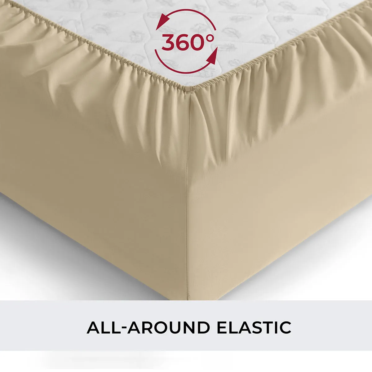 Iconic Microfiber Fitted Sheet (Light Colors)