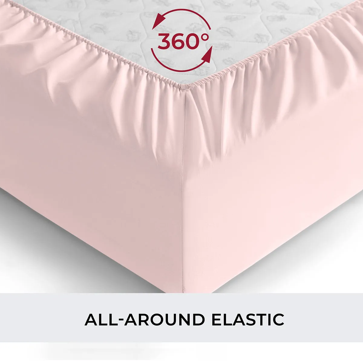 Iconic Microfiber Fitted Sheet (Light Colors)