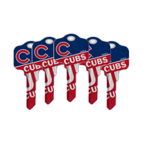 Ilco - MLB TeamKeys - Key Blank - Chicago Cubs - KW1 (5 Pack)