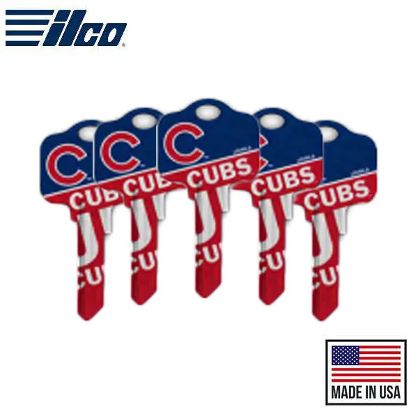 Ilco - MLB TeamKeys - Key Blank - Chicago Cubs - KW1 (5 Pack)