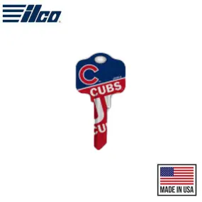 Ilco - MLB TeamKeys - Key Blank - Chicago Cubs - KW1 (5 Pack)