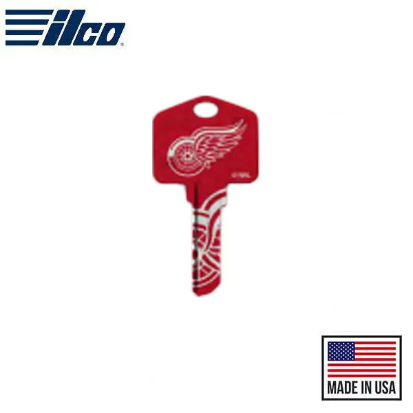 Ilco - NHL TeamKeys - Key Blank - Detroit Red Wings - SC1 (5 Pack)