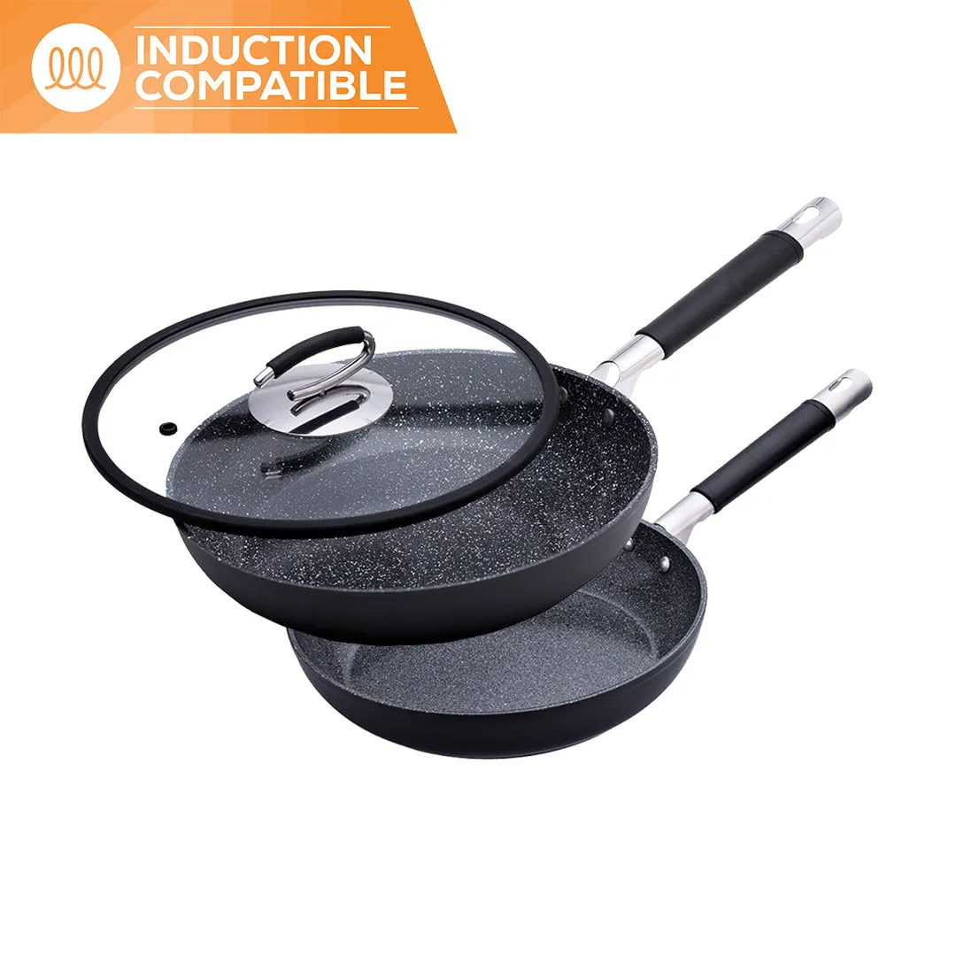 Induction 2 Piece Fry Pan Bundle