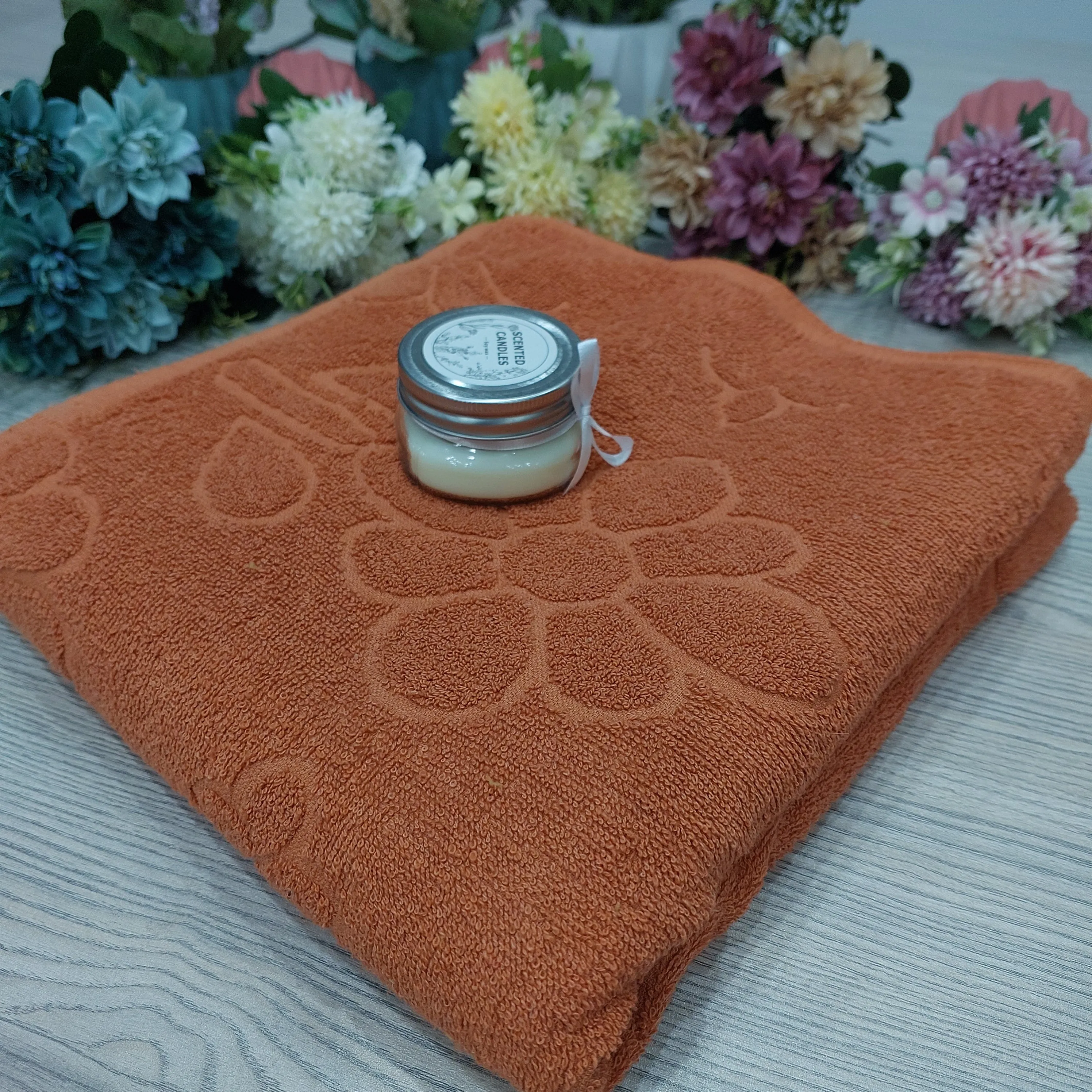 Jacquard Large Towel - Multiple Colors